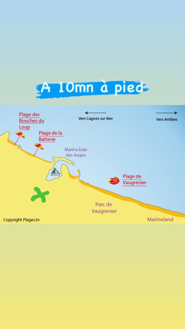 2 Pieces Rez-de-jardin Dans Maison Avec Piscine *